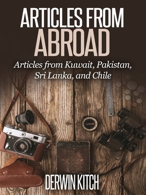 cover image of Articles From Abroad